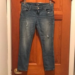 Express Stella Denim Ankle Jeans